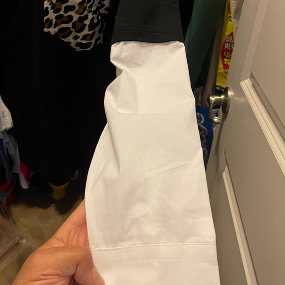 Roberto Cavalli animal print cotton mix satin top - Picture 2 of 5